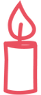 Illsutration einer Kommunionkerze