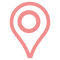 Grafik: farbiger Ortsmarker für Mannheim Ost